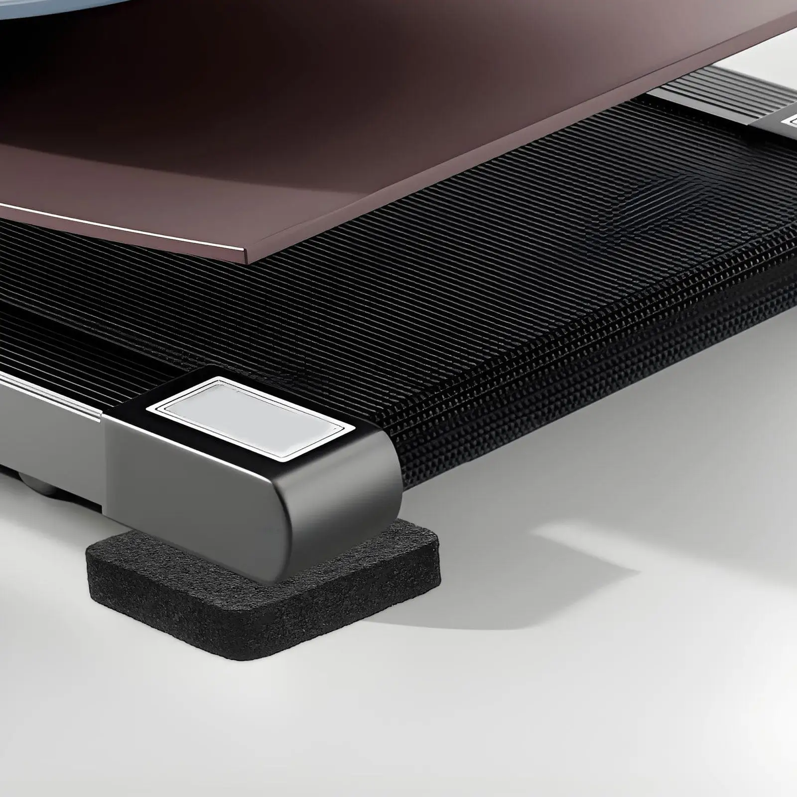 

Набор из 6 амортизирующих ковриков для беговой дорожки: толстые резиновые подкладки для снижения шума и вибрации, защита пола для домашнего спортзала и фитнеса