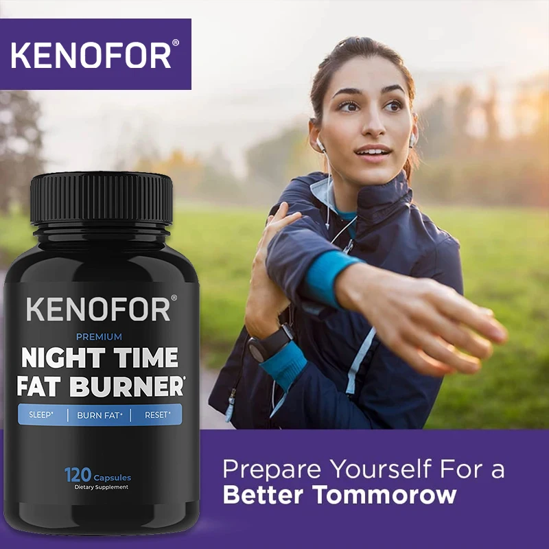 Nighttime Fat Burner - Helps Promote Metabolic Cleansing, Inhibits Fat Accumulation, and Appetite Control During Sleep, 120 Capsules