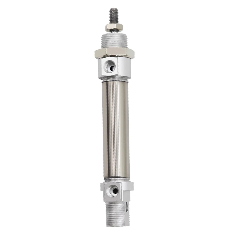 Round Mini Pneumatic Cylinder DSNU Stainless Steel Double Acting DSNU10-12-16-20-25-32-40X25X50X75X100X125X150X200X250X300-P-A