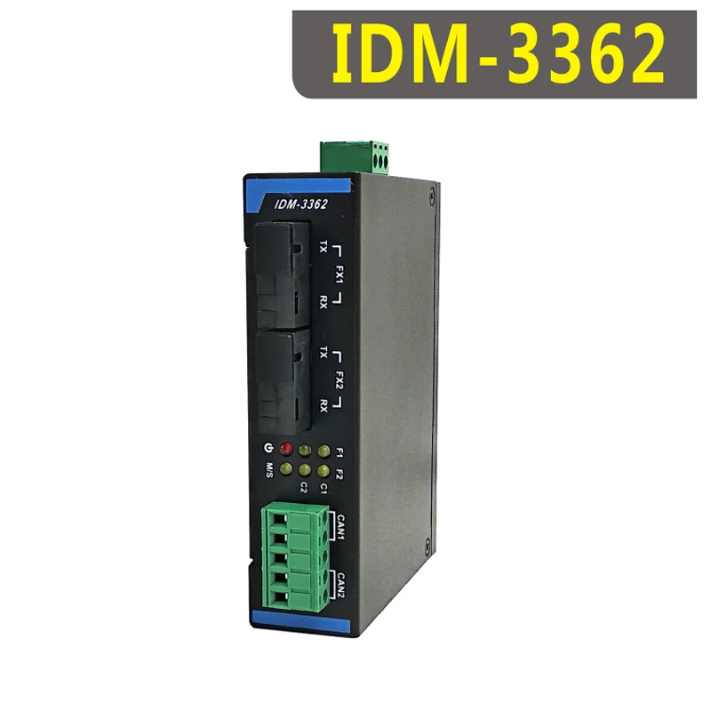 IDM-3362 Din Rail Lilrer US Fibre Optique Auto Guérison Anneau Convertisseur Réseau Terminal LilBus Répéteur Chat Optique