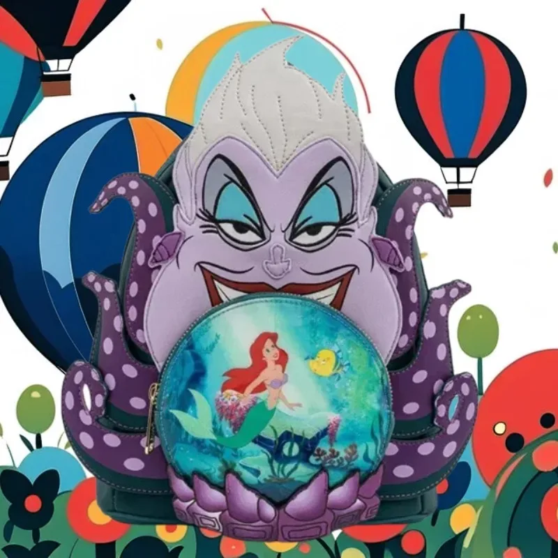 

Kids Bag Villains Scenes Ursula Crystal Ball Mini Backpack The Little Mermaid Backpack for Kids