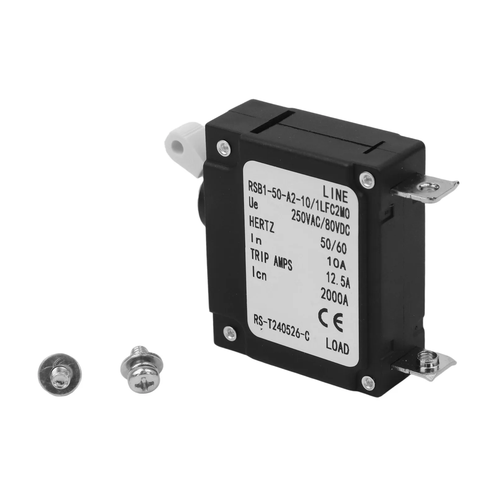 Sophisticated Hydraulic Electromagnetic Circuit Breaker with Integrated Short Circuit Protection Feature at 2000A Capacity
