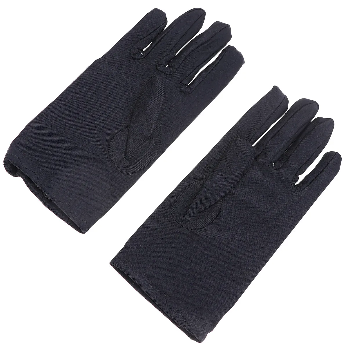4Pairs Elastic Comfort Fit Protective Gloves One Size Fits Most Men for Construction Cleaning Indoor Outdoor Manual Jobs
