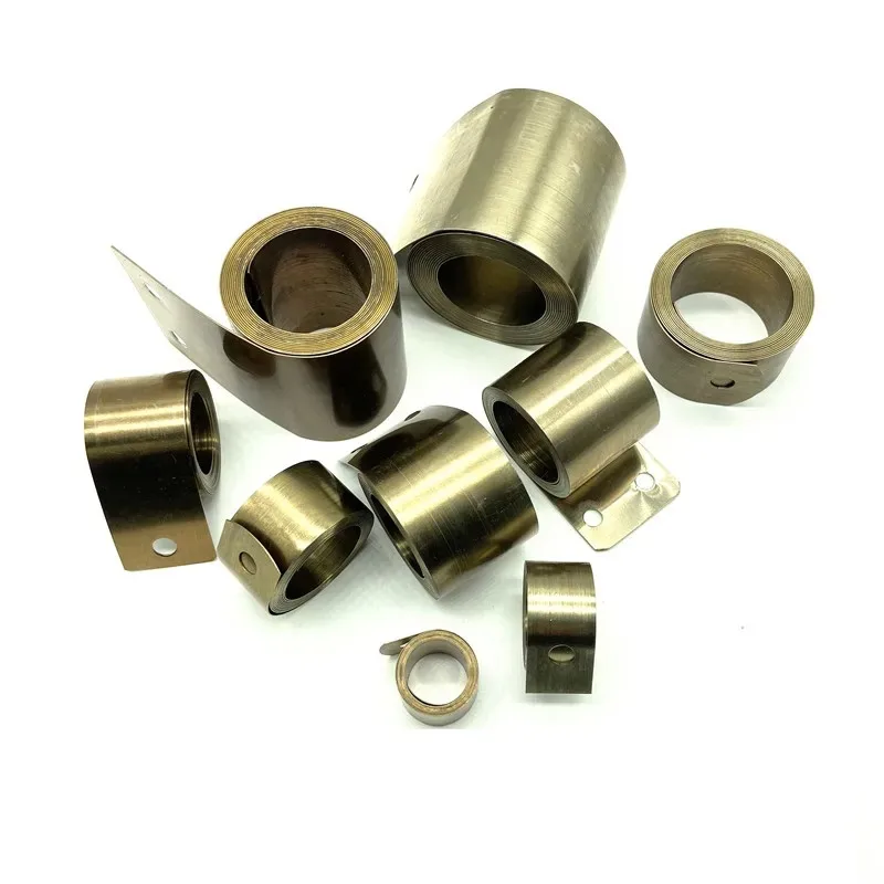 Stainless Steel Constant Force Spring Spiral Coil Accessory 0.3-0.5mm Thickness for Mechanical Use