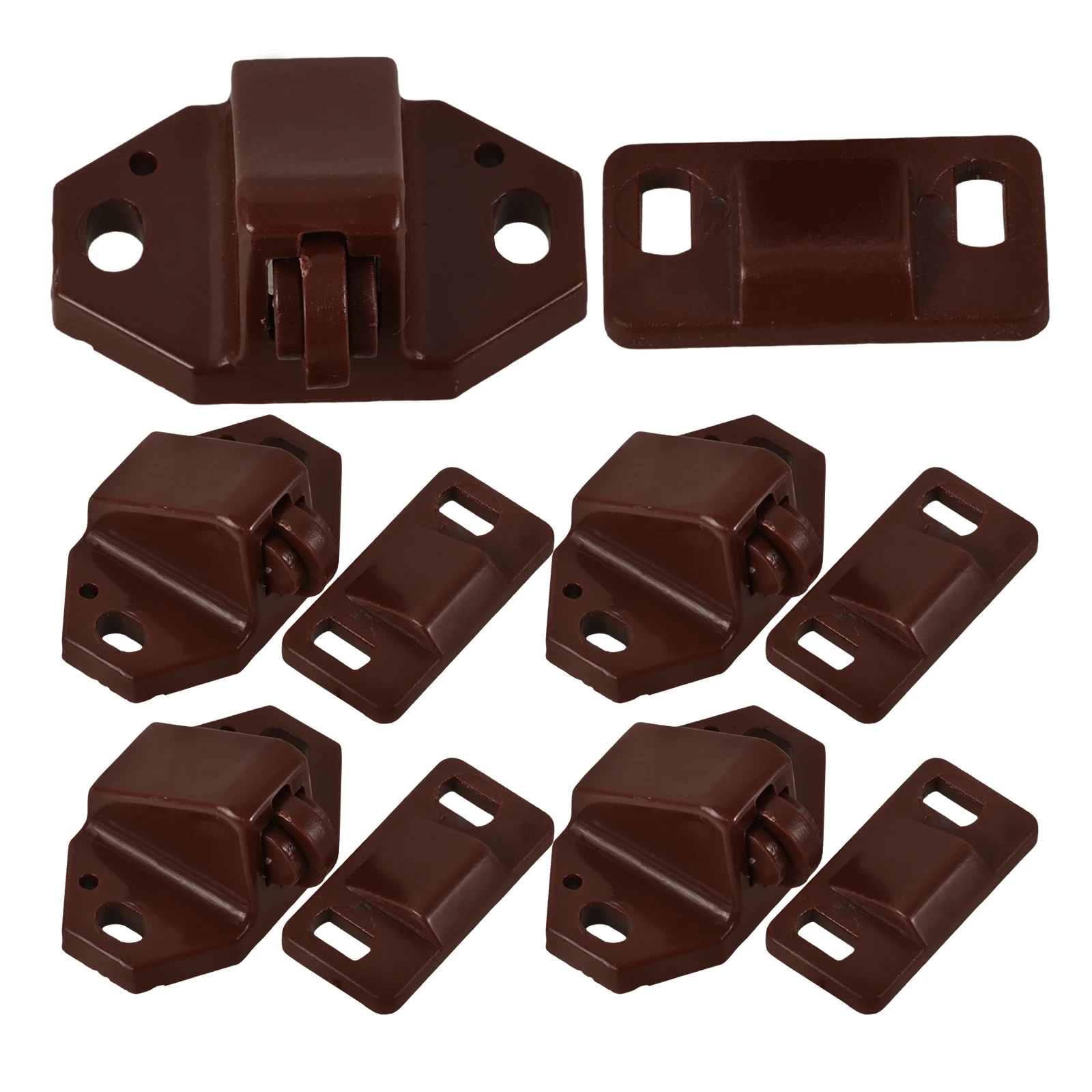

20pcs Plastic Ball Catch Door Latch Durable Hidden Cabinet Cupboard Furniture Spring Lock Hardware Door Knob Accessories