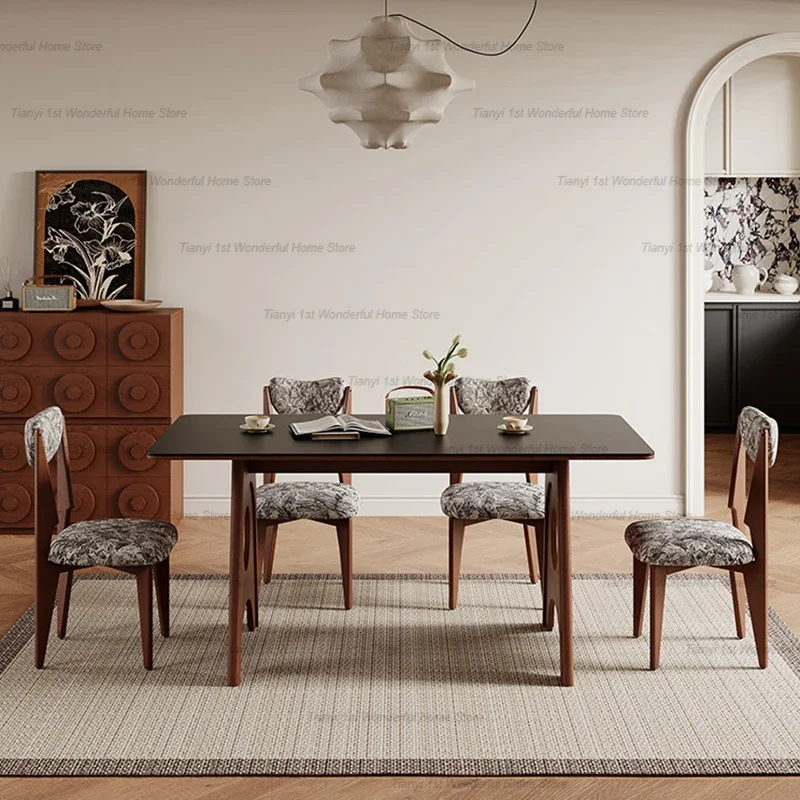 

Japanese Style Simplicity Designer Dining Tables High-end Originality Restaurant Dining Tables Kitchen Furniture Stoviglie HBDT