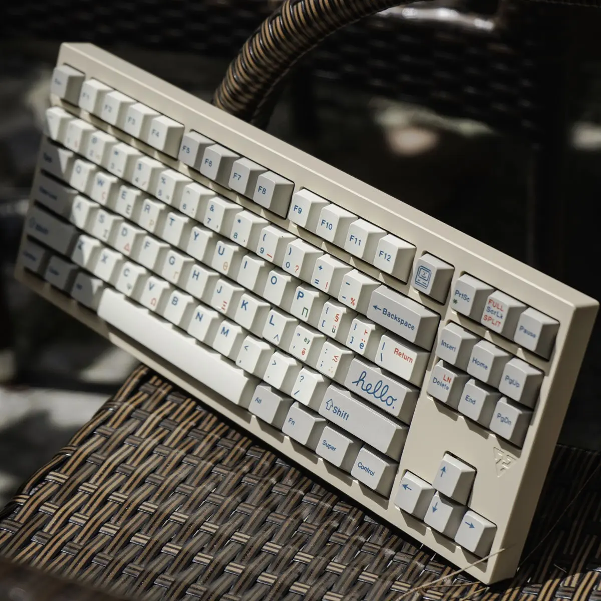 Retro Theme Keycaps Set PBT Cherry Profile for Greek Keycaps Custom Original 142 Key Artisan Mechanical Keyboard Accessories DIY