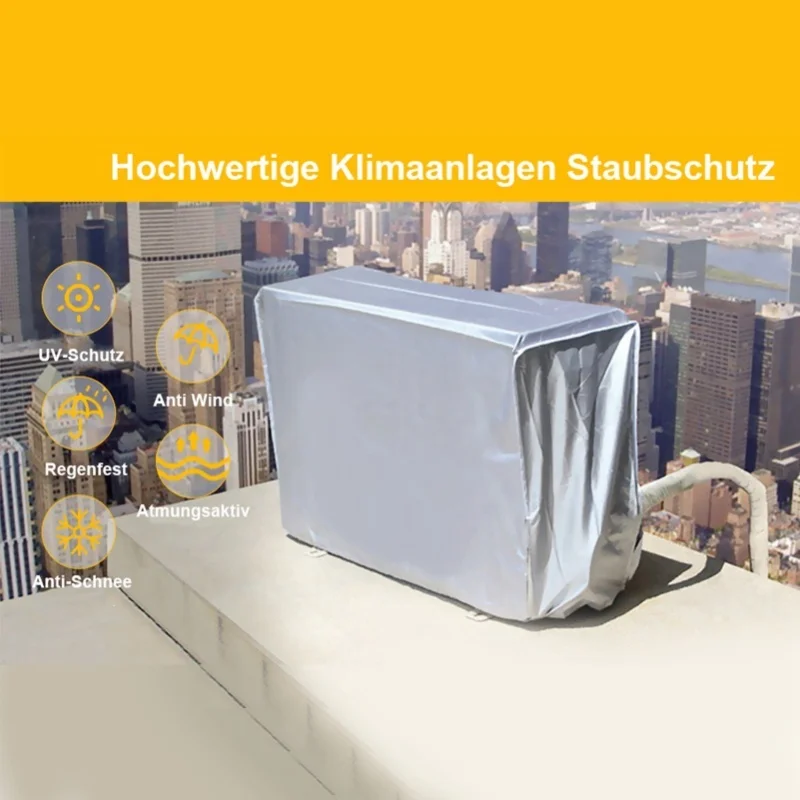 Крышка наружного кондиционера, защита от пыли, снега, водонепроницаемая для дома # 3 94*40*73 см # 2 86*32*56 см # 1 80*28*54 см