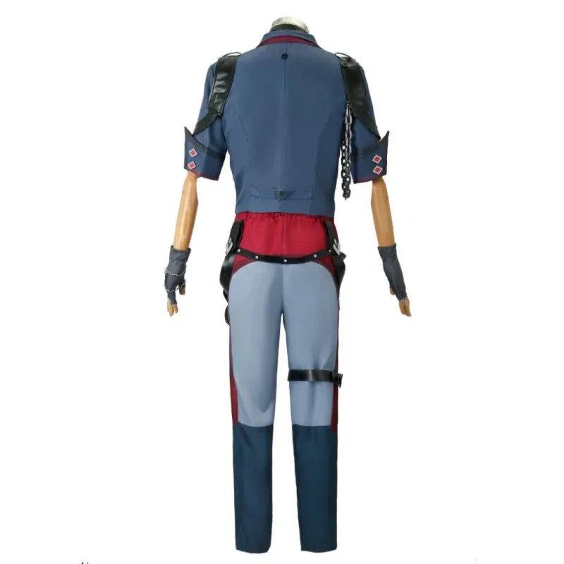 Wriothesley cosplay genshin imapct traje peruca uniforme fontaine fortaleza de meropide brincos anel feminino masculino role play outfits x