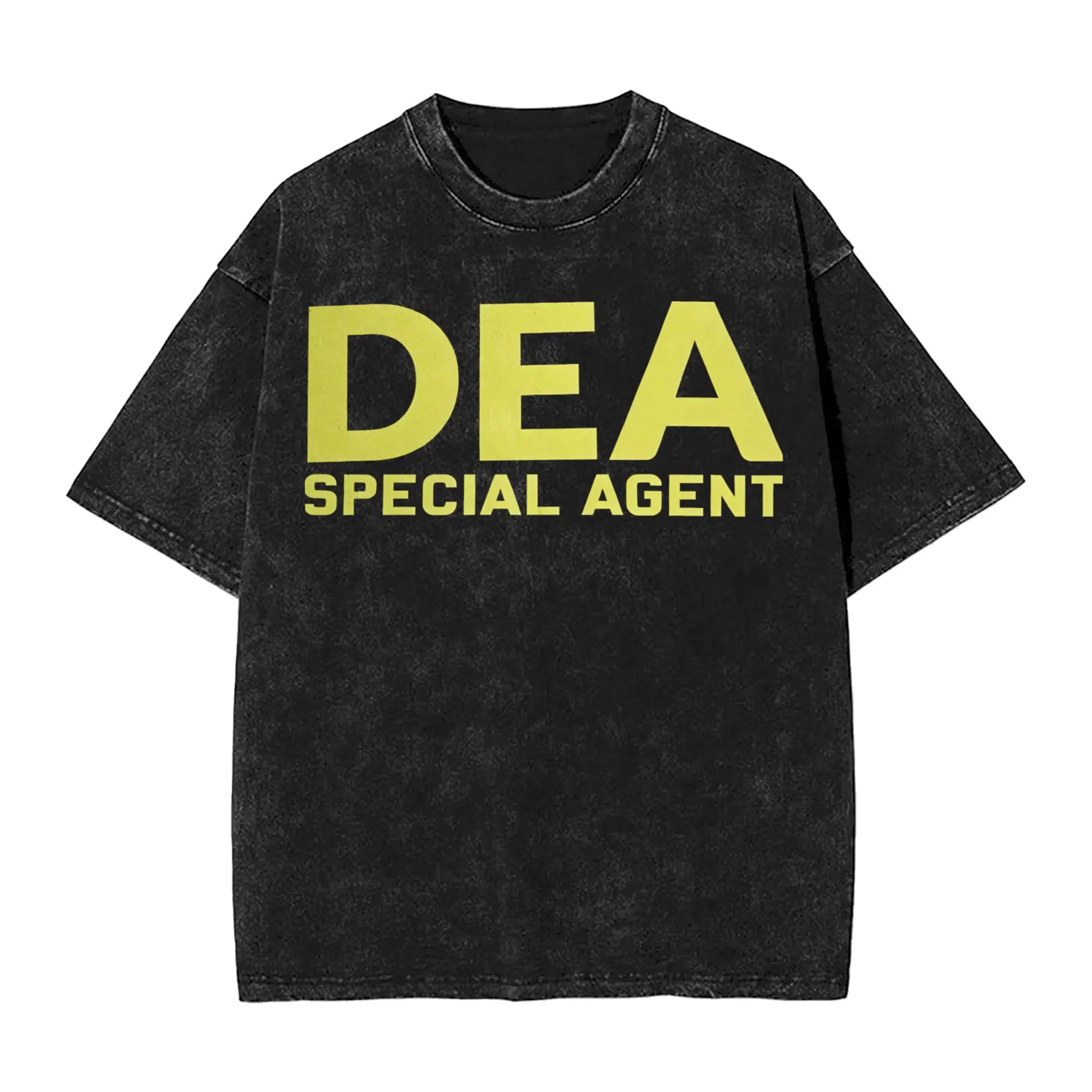 DEA Special Agent US Federals Interdiction Agency T Shirts Washed 100% Cotton Oversize T-Shirts Top Streetwear Graphic Tee Shirt