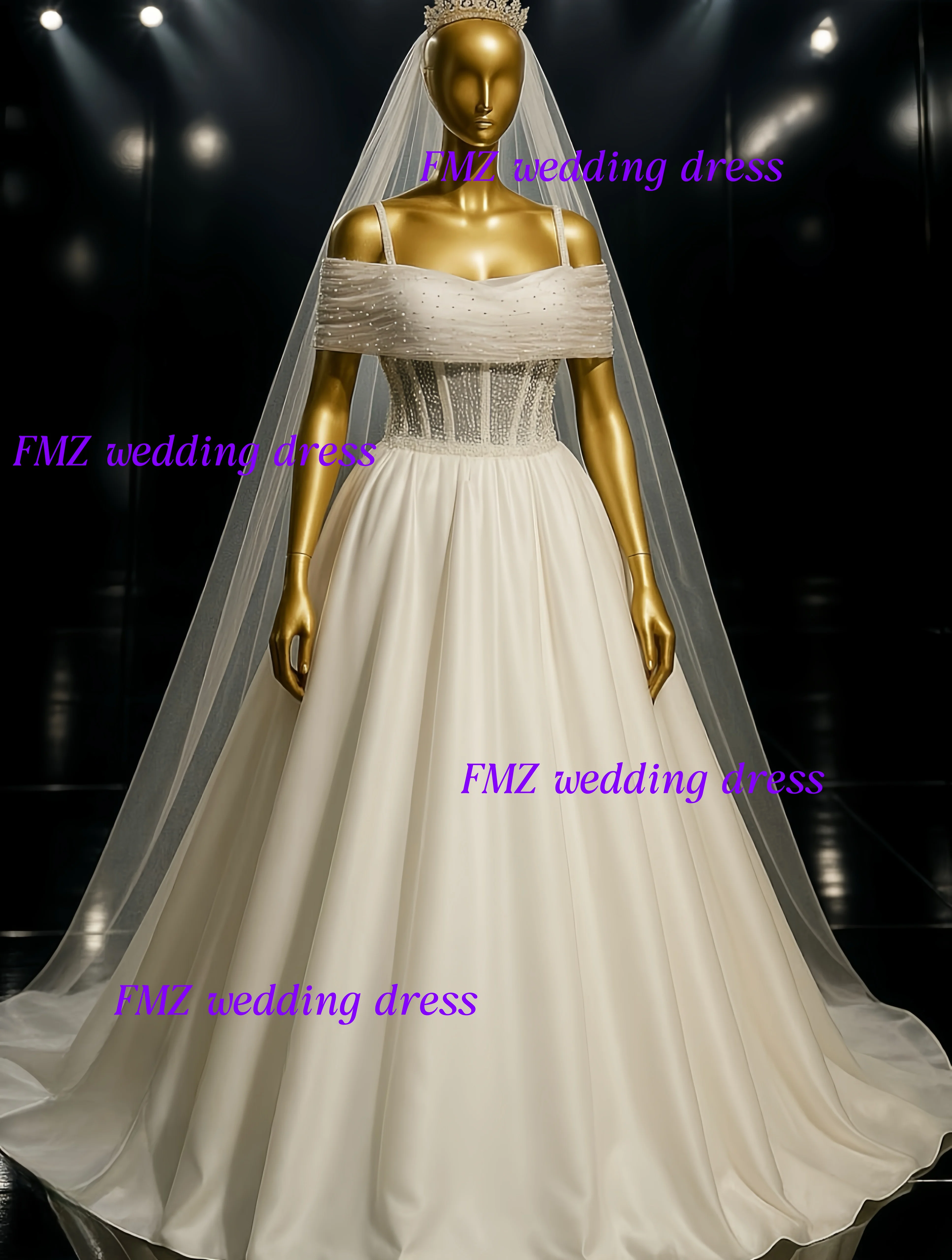 Customzied strapless mouwloze baljurk prachtige trouwjurk vestidos de novia amanda novias amanda novias officieel