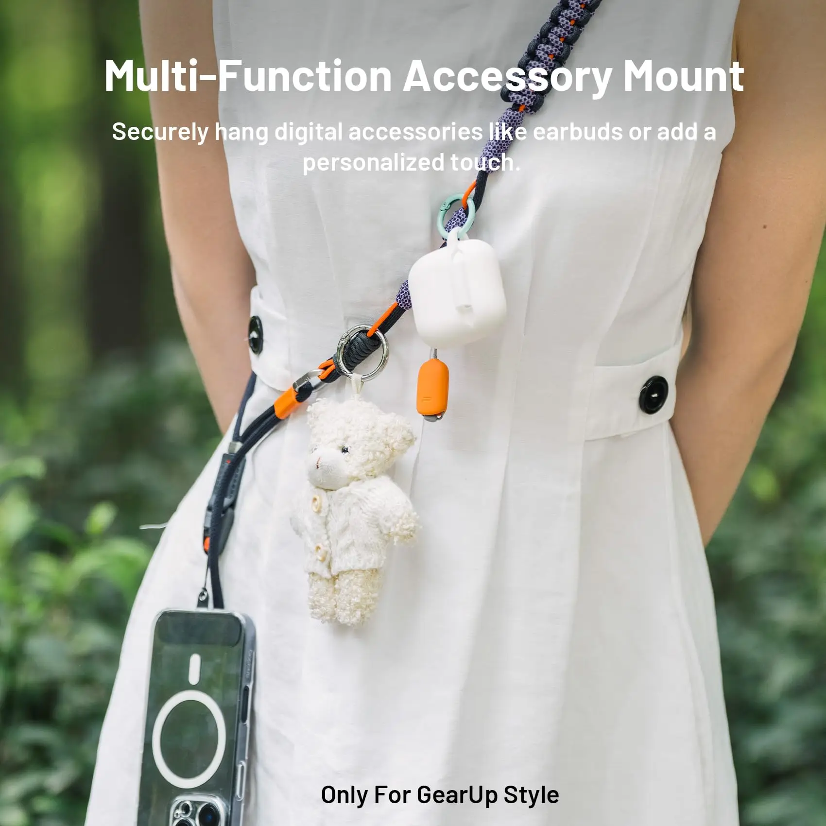 PGYTECH LinkGo Phone Photography Strap Hand woven mobile phone strap with crossbody hanging rope and neck