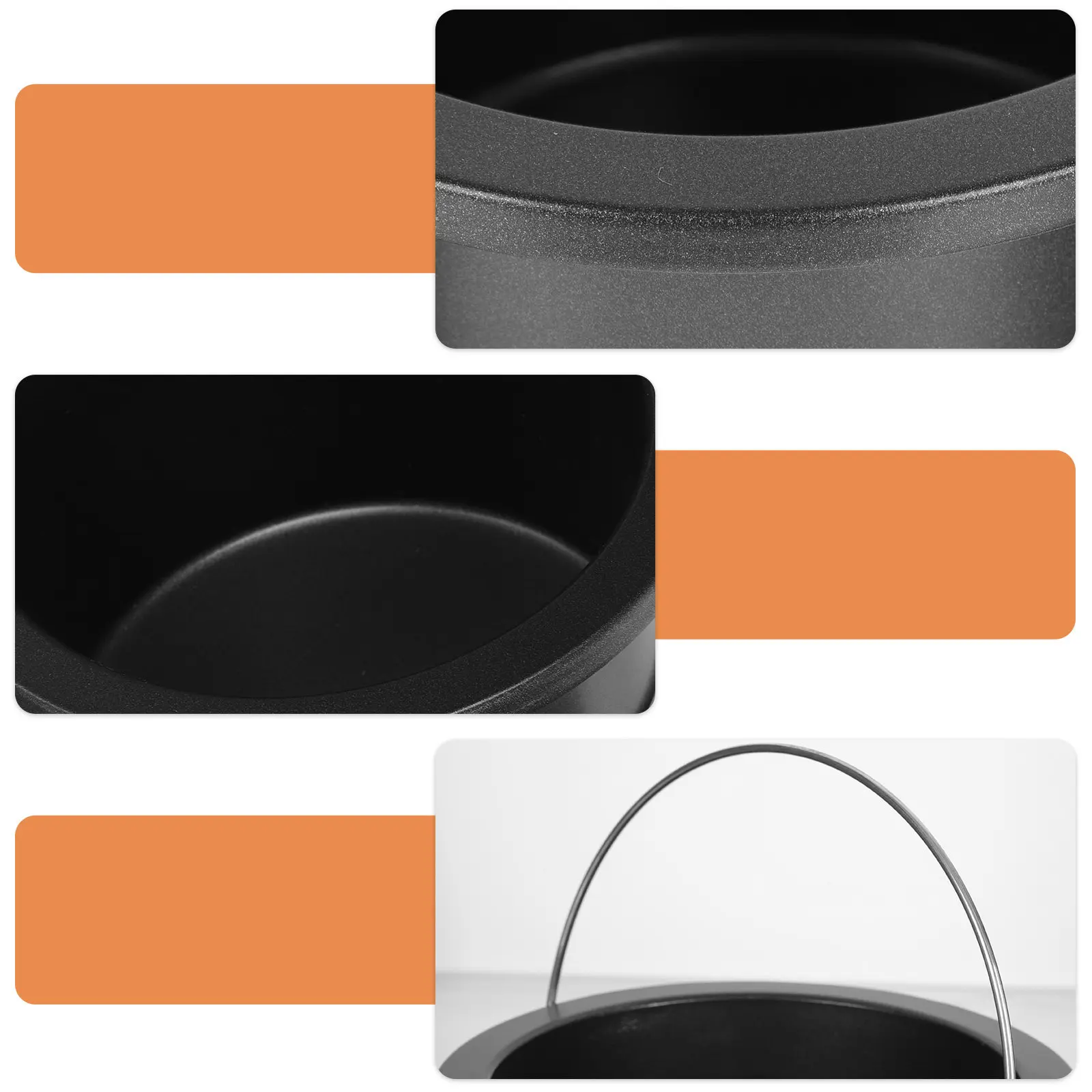 

1Pcs Wax Melting Bowl Aluminum Pot Reliable Nonstick Wax Heater Accessory Hair Removal Waxing Care Tool Aluminum Bowl