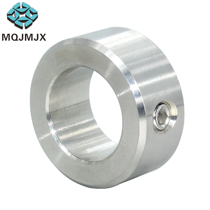 GDZS Stainless Steel Set Screw Shaft Collar, Locking Position Retaining Ring, Inner Bore 3-50mm for Linear Motion Shaft