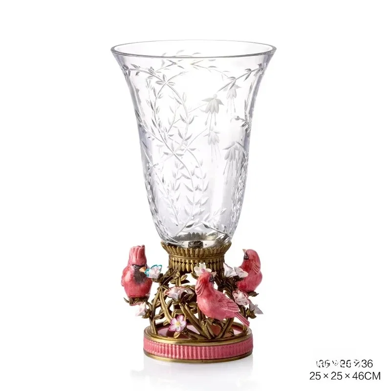 Unique brass crystal ornaments, household disposable ceramics and hotel candy fruit/candy box/living room cutlery decoration