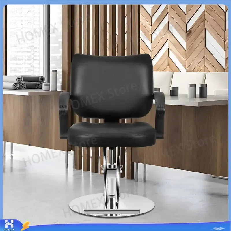 Heavy Duty Hydraulic Hair Salon Chair 360 Swivel Rolling Stylist Chair for Beauty Barber Shop Professional Reclining Salon