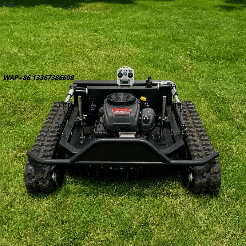 CE EPA Approved All Terrain RC Grass Cutter Garden Crawler Remote Control Robot Lawn Mower