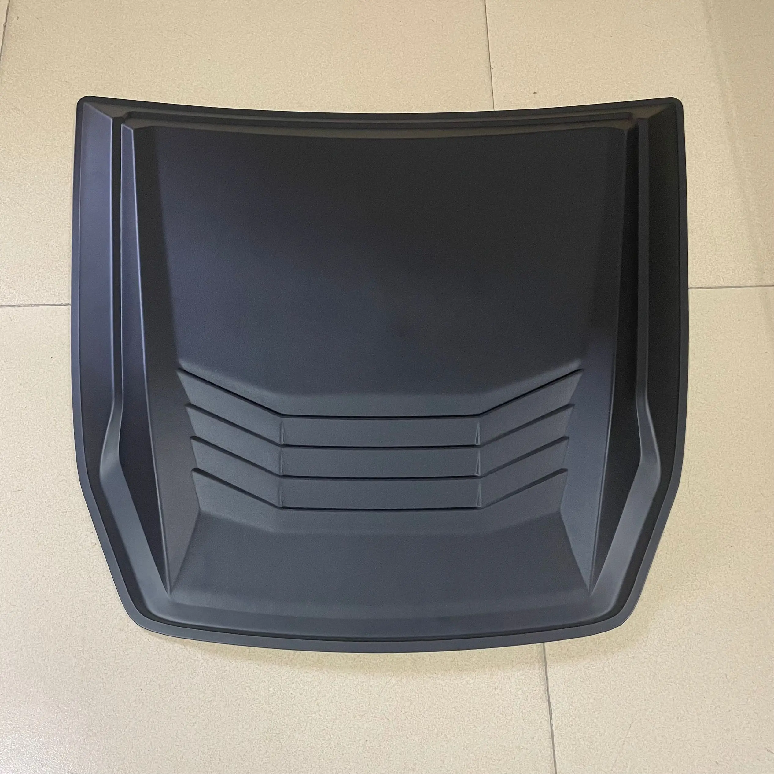 

DUKE4WD Car Auto Exterior Accessories Front Bonnet Scoop Hood Cover For hilux revo 2015-2017 D-MAX NP300 Raptor Everest Matte Bl