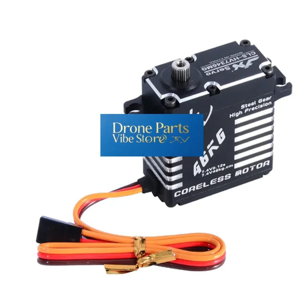 Drone PartsNew JX Servo CLS-HV7346MG 46KG Torque HV High Precision Steel Gear Full CNC Aluminium Shell Structure Digital Coreles