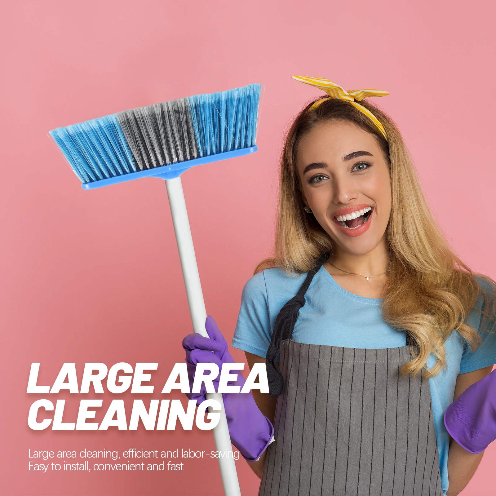 

Plastic Broom Replacement Home Accessory Broom Part for Use