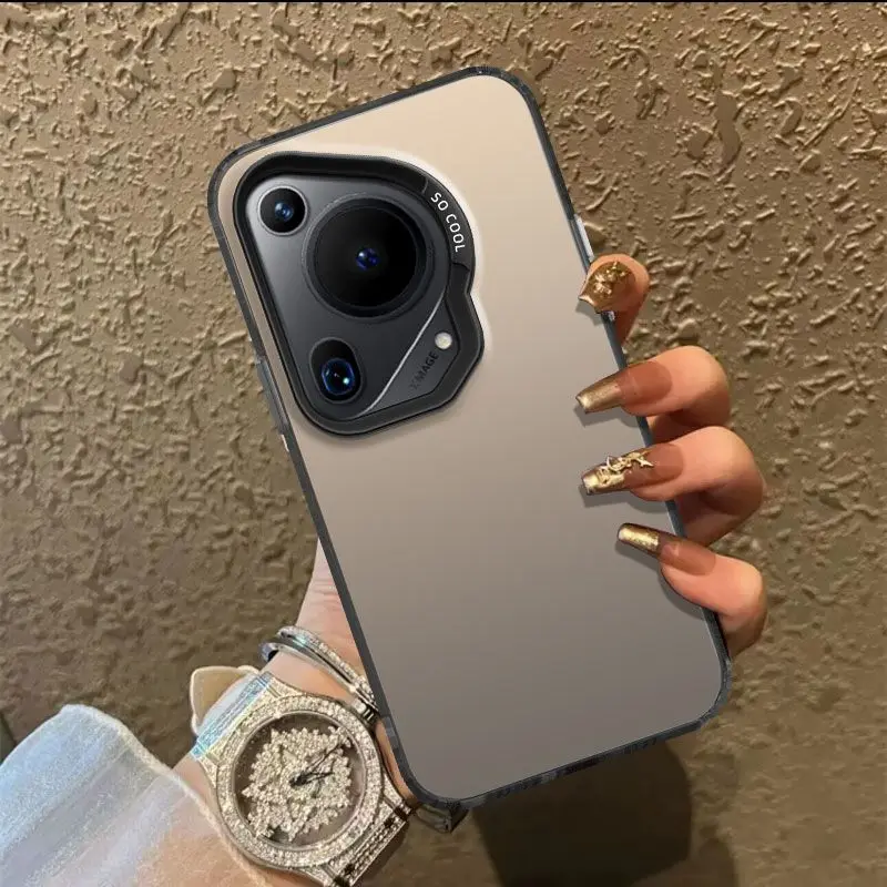 

Чехол для Huawei Pura 70 Ultra Pura 70 Ultra HBP-LX9, роскошный лазерный металлический цвет Aurora, противоударный бампер, чехол