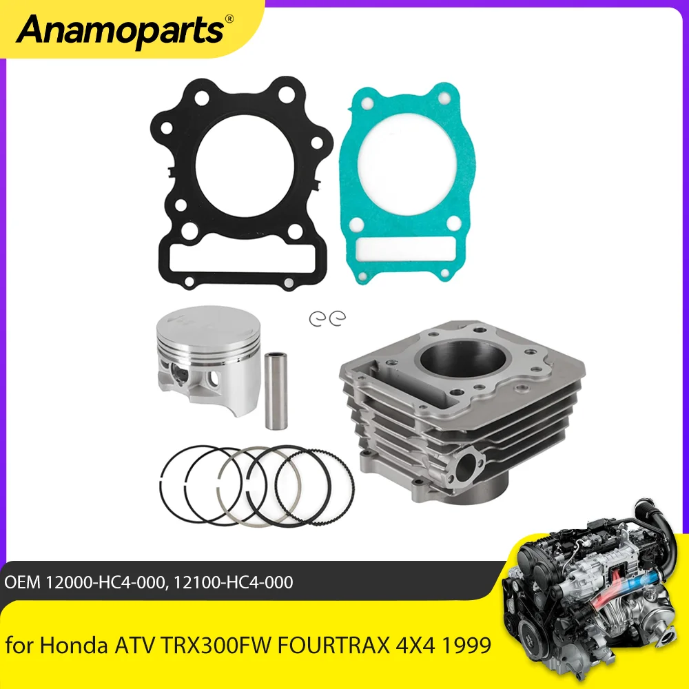 

Motor Parts Cylinder Piston Rings Gasket fit for Honda ATV TRX300FW FOURTRAX 4X4 1999 for ATV TRX300 FOURTRAX 300 1988