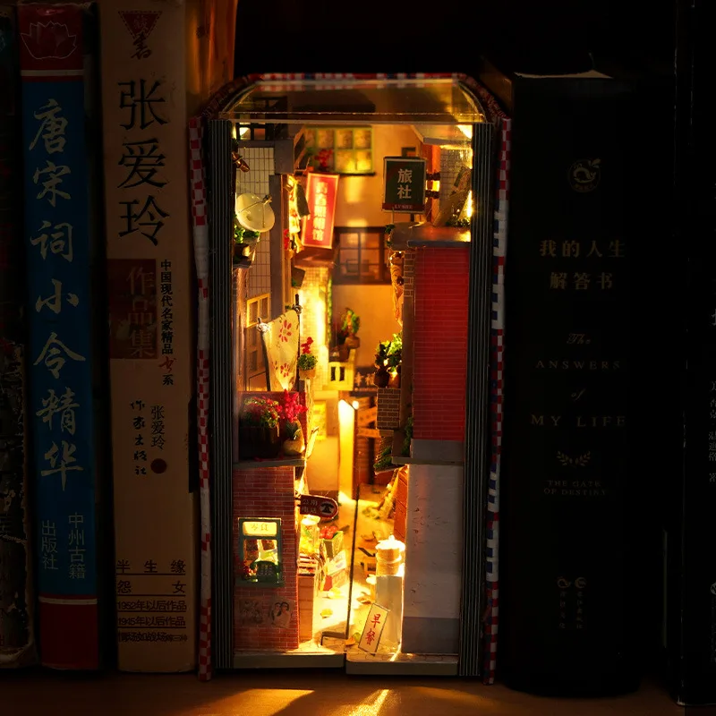 DIY 3D miniatuur huisboekstandaardmodel – stereo-assemblagespeelgoed voor jongens en meisjes, leuke stressverlichtingsactiviteit, ideaal 520 Valentijn