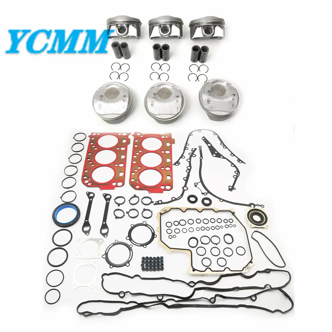 

Engine Repair Kit/Pistons & Rings Kit+Cylinder Gasket Kit 94619802306 For Porsche CAYENNE MACAN 95B PANAMERA 3.0T 3.6L