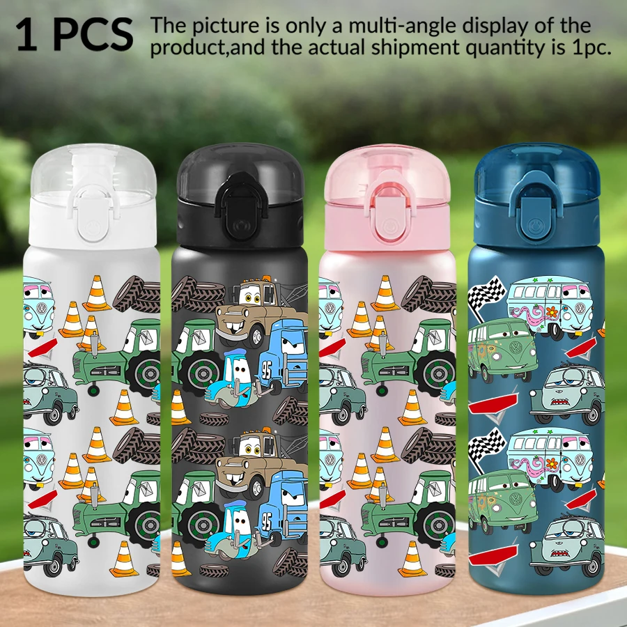 

1Pc Disney, car, airplane pattern 26oz plastic water bottle, outdoor sports water cup birthday/back to school gift