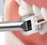 

1PCS Orthodontic Brackets Positioner Instruments Stainless Steel Double Scale Dental Bracket Gauge Locator