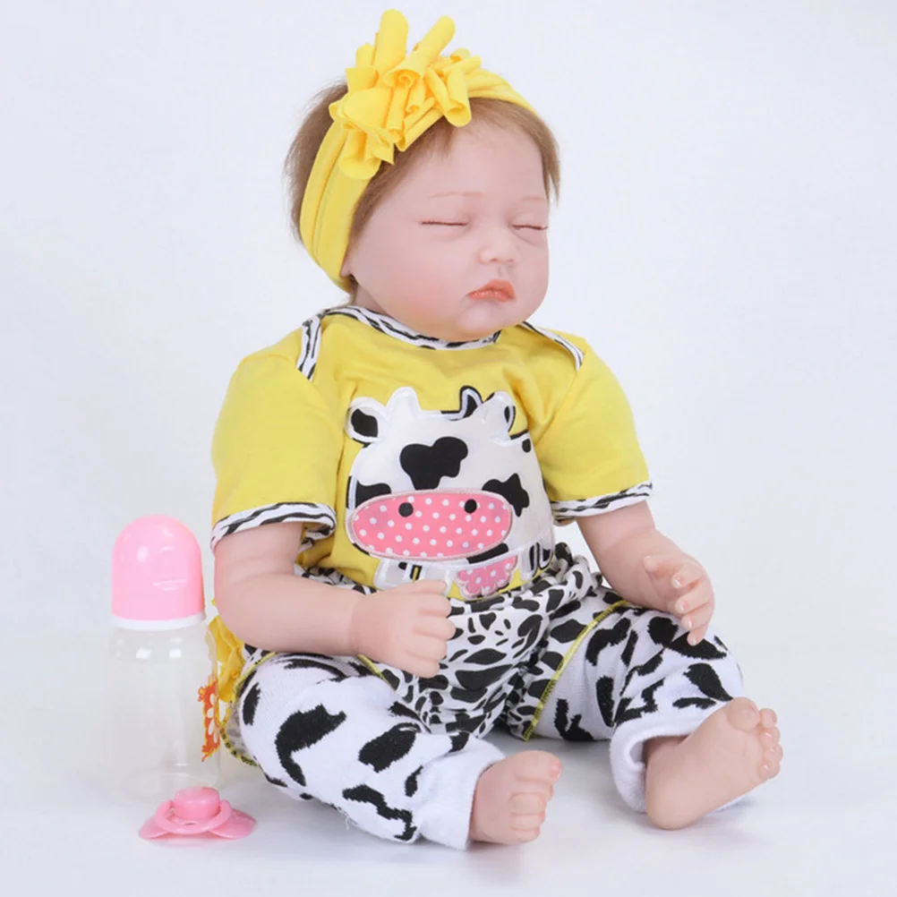 Cow Clothes Baby Reborn Dolls Matching Clothing Combed Cotton Outfit Accessories Girl