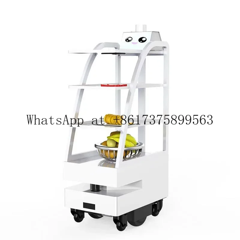 Factory Price Restaurant Pizza Food Robot Intelligence Indoor Delivery Robot Driverless Waiter Robot