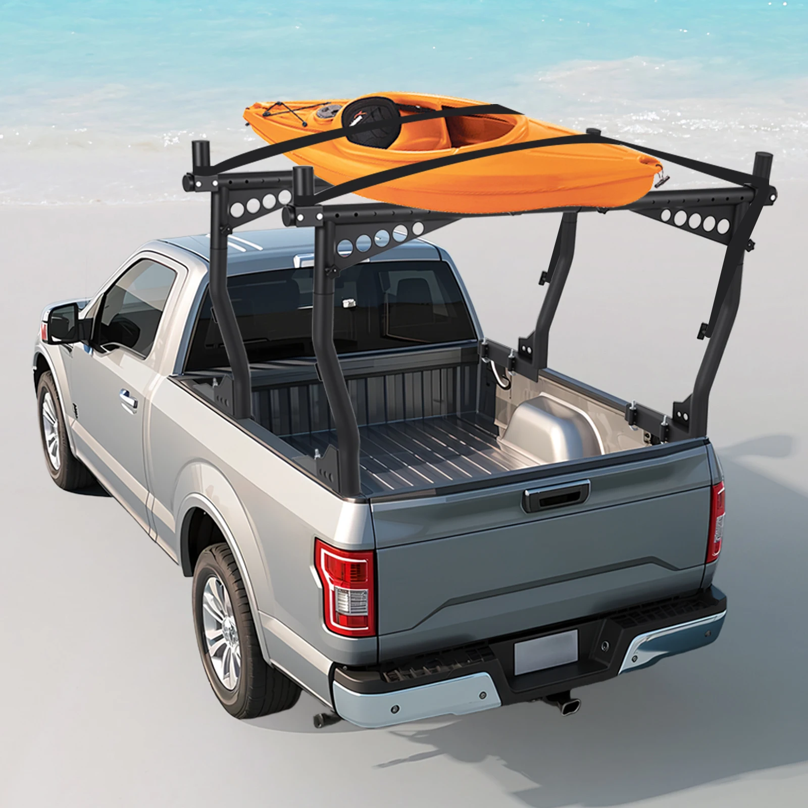 Adjustable Truck Ladder Rack, 52–82