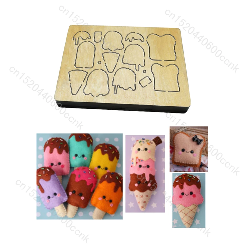 

Ice cream wooden dies, cutting dies for scrapbooking, multiple sizes v-2516, new