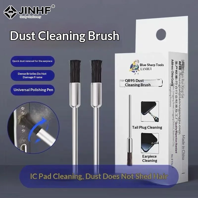10Pcs/box QB95 Dust Cleaning Brush 2.35mm/3.0mm Used To Clean Dust From Motherboards Tailports Earphones And Speakers