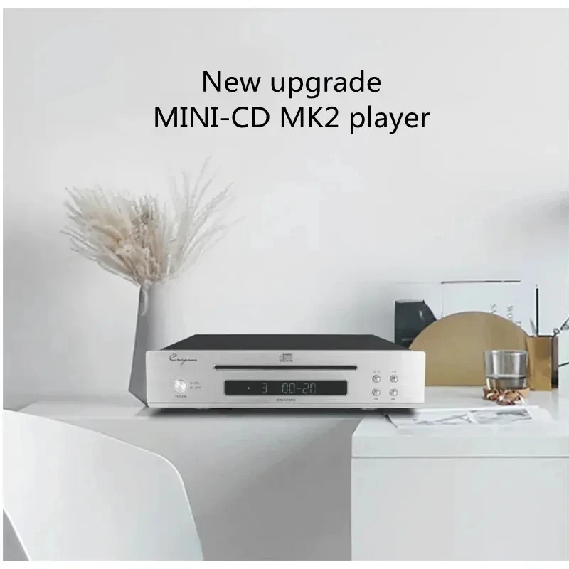 ESS9018MK2 Cayin MINI-CD MK2 Mini Audiophile HiFi Hiend CD Player   352.8KHz DAC RCA Coaxial I2S Digital Output CD Turntable