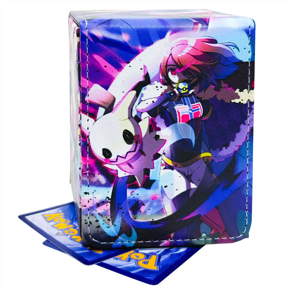 

Diy New Cartoon Ptcg Mimikyu Card Storage Box Opcg Dtcg Ygo Ws Ptcg Mimikyu Leather Card Collection Protection Box Gift Toys