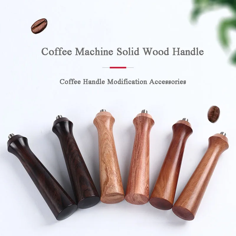 M10 Portafilter Handle Solid Wooden Handle For Filter Holder Espresso Semi-automatic Cafe Machine Accessories For Barista