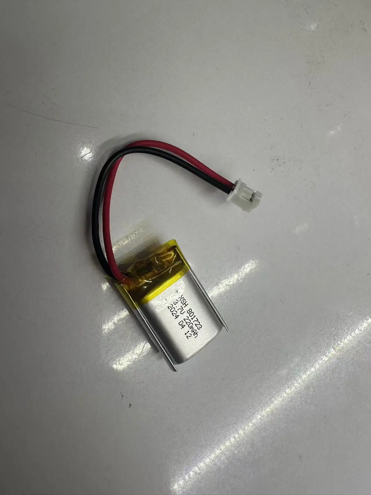 buy more will cheap 3.7V rechargeable battery 801723 polymer lithium battery 220MAHLED lighting power bank locator 2.0
