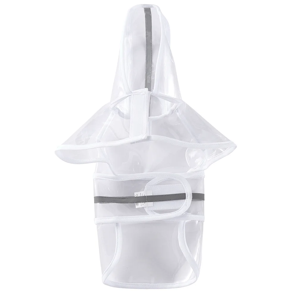 

Large Dog Raincoat Waterproof Hooded Jacket With Reflective Strip For Pets Outdoor Travel Dog Rain