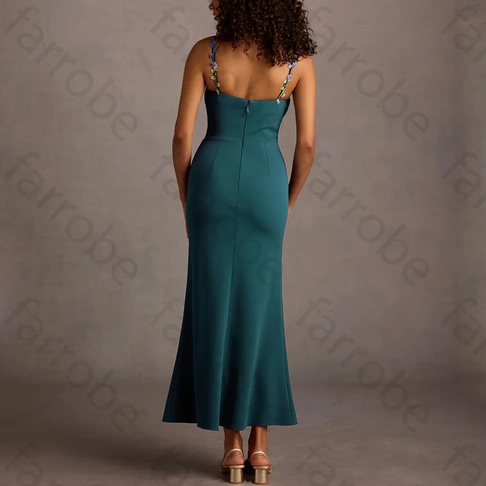 Elegant Spaghetti Strap Backless Evening Dresses Off-shoulder Sleeveless Dress Exquisite High Quality Prom Party Gown Customized