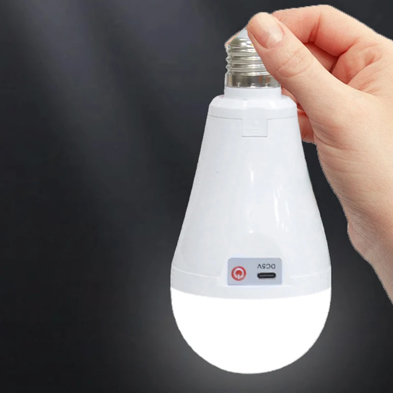 Intelligent Home Lighting LED Bulb Light Portable 20W 30W Emergency Bulb Courtyard Outdoor Bulb Power Failure Emergency