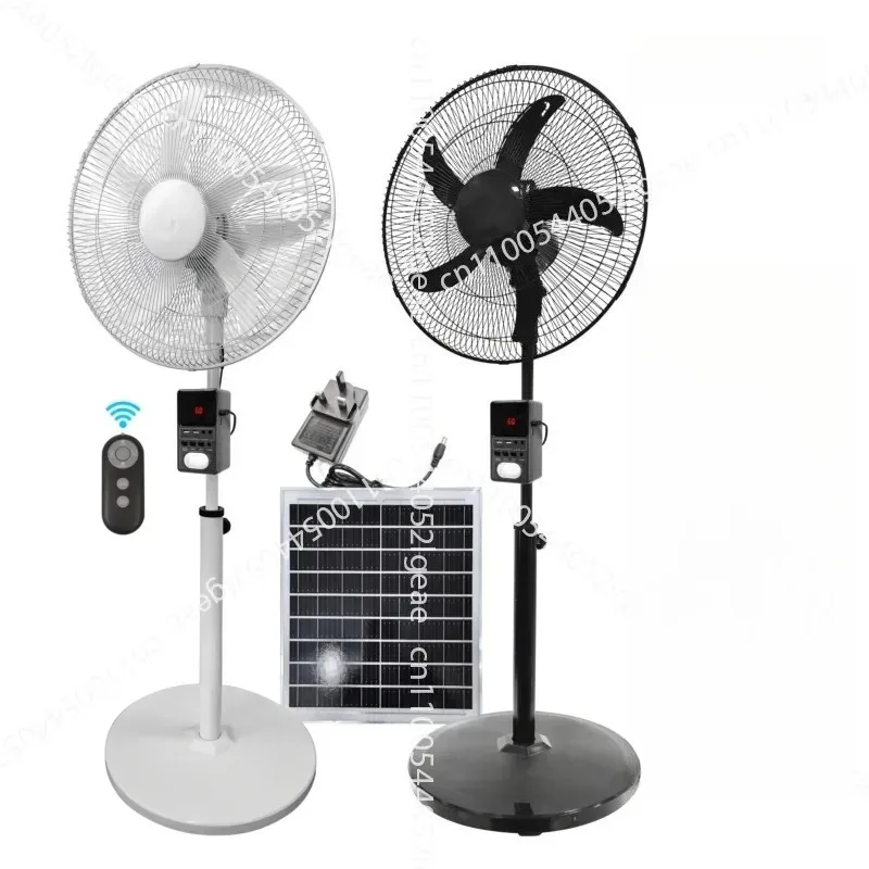 18-inch Solar Fan with 20W Solar Panels and 15000mAh