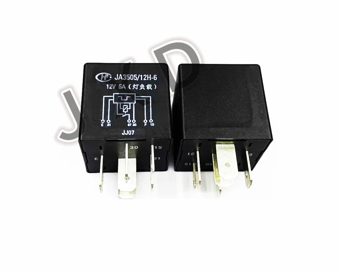 HOT NEW JA3505/12H-6 JA3505 12H 6 JA350512H6 12V 12VDC DC12V 5A AUTO relay 6PIN