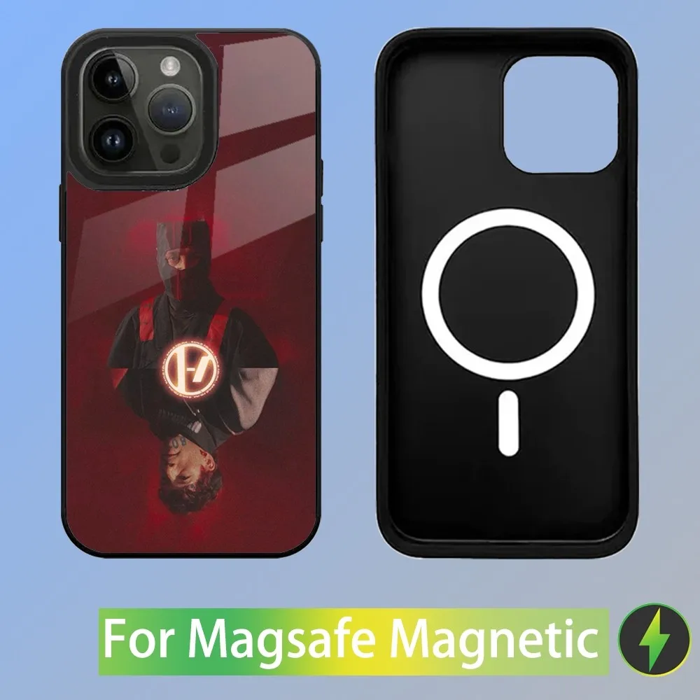 T-Twenty one pilots Phone Case For iPhone 15,14,13,12,11,Plus,Pro,Max Mini Magsafe Magnetic Wireless Charging