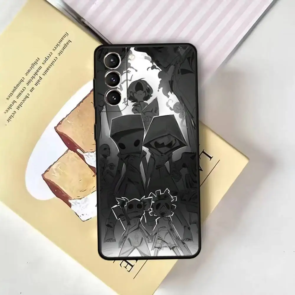 حافظة هاتف Little Nightmares لهاتف سامسونج جالاكسي A13,21s,22,31,32,52,53,71,72,73, غطاء أسود ناعم #5