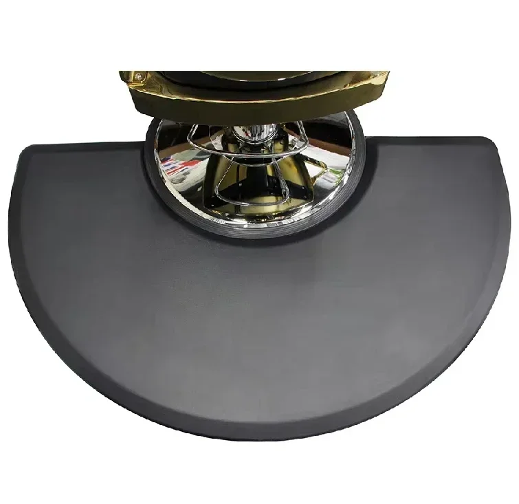 Custom Floor Salons Barber Mat Chair Hair Beauty hairdressings Rubbers Floor Anti fatiuges Round Mat