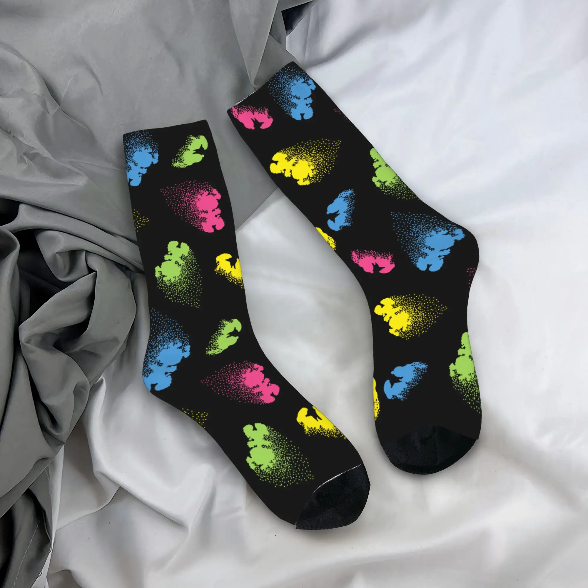 Snoopys Cartoon Socks Men Women Polyester Funny Happy  Socks Hip Hop Spring Summer Autumn Winter Middle Tube Socks Gift
