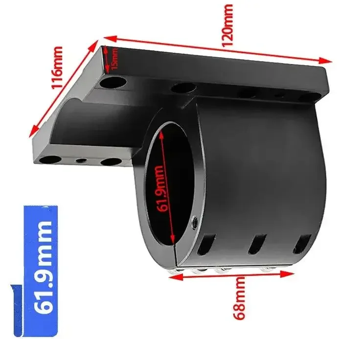 2026GOOD 2026Engraving Machine Spindle Holding Hoop Fixing Seat Electric Spindle 62mm80mm125mm150mm Mounting Bracket Holding