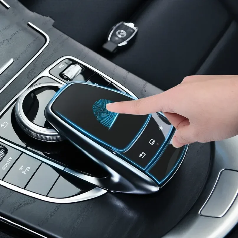 

Car Center Console Multimedia Mouse Button TPU Protector Film For Mercedes Benz C E G V GLC Class W205 W213 X253 W463 G463 G500